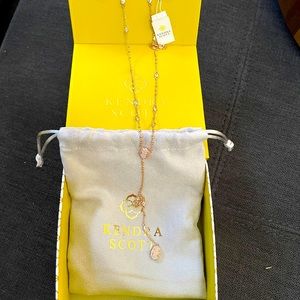 NEW Kendra Scott Rose Gold Lariat